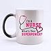 Produktbild Funny Nurse Quotes Mug(Teetassen/Kaffeetassen)£¬ I'm A Nurse What's Your Super Power Color Changing Mug(Teetassen/Kaffeetassen) Morphing Coffee Mug(Teetassen/Kaffeetassen)s - 11oz sizes-by Peanut and kelp