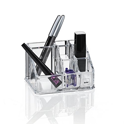 Kela 21965, Kosmetikbox, Kunststoff, 11,5x 9x 7 cm, Melina, Transparent - 2