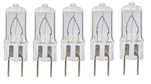 Lse Lighting 5 Pezzi - G8 50w Lampadina Alogena Jcd Bi-Pin Luce 50 Watt 120 Volt