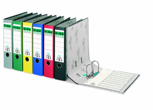 ELBA 100555312 Ordner „rado Wolkenmarmor“ | 1 Stück | A4 | breit | 80 mm | Recycling | Standard-Ordner | blau - 6