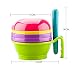 10pcs Practical Baby Food Manual Grinder Mash and Serve Bowl Set for Making Homemade Baby Food with Spoons