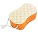 Produktbild Sourcingmap weichen Schwamm Bad Dusche Pouf Loop Scrubber, orange/beige