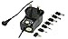 Price comparison product image Invero® Universal 6 Way UK Mains AC/DC Adapter Power Supply 600 mAh Multi Voltage 3V / 4.5V / 6V / 7.5V / 9V / 12V Fits Most Common Appliances Connector Plugs