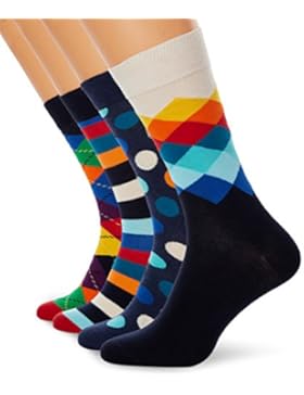 Happy Socks Damen Socken Mix Gift Box, 4er Pack