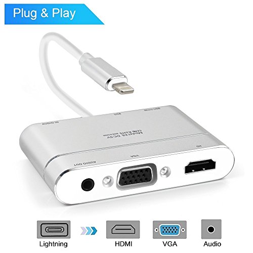 Lightning To Hdmi Vga 5mm Audio Adapter In Desertcart INDIA