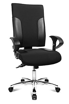 Topstar tf29usTF29US100100 Chaise de Bureau pivotante, Two 20 dDeluxe avec accoudoirs réglables Europe U2 OPA, Housse Revêtement en Tissu