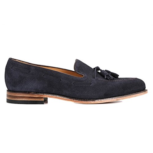 Loake Herren Polo Wildleder Lincoln Loafer Marine Marine