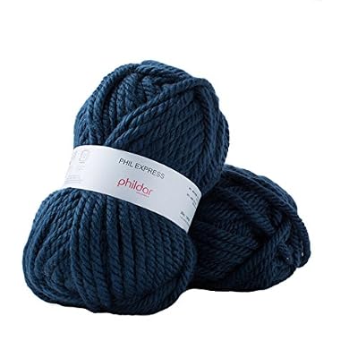 Phildar Phil Express Pelote Fil 200 g, Laine, Bleu, 20 x 10 x 10 cm