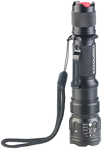 KryoLights Cree-LED-Taschenlampe Police TRC-140.akku, 10W, 840 Lumen, IP65 - 8