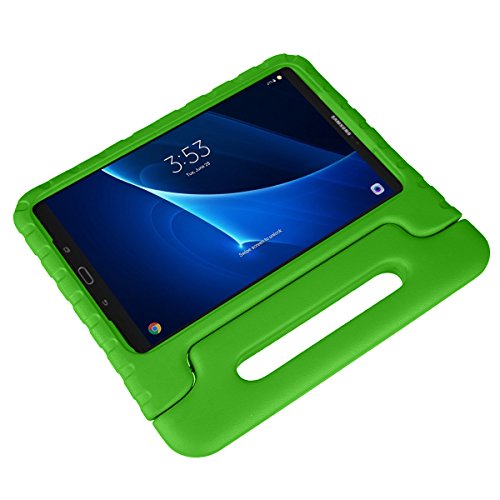 BELLESTYLE Samsung Galaxy Tab A 10.1 Zoll EVA Stoßfeste Schutzhülle Tragbar für Kinder mit Ständer Schutzhülle Standfunktion für Samsung Tab A 10.1 (SM-T580 / SM-T585) Tablet 2016 Veröffentlichung, Grün - 5