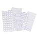 Produktbild Gummifüße, transparent, selbstklebend, Silikon, für Stoßstange, Fußschutz, rund, elastisch, 214 Stück