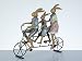 Produktbild Osterdekoration Hasenfamilie auf Metall-Fahrrad, aus Steinharz und Metall, 28x7,2x22,8 cm Osterhase Ostern Landhaus Nostalgie Familie Family