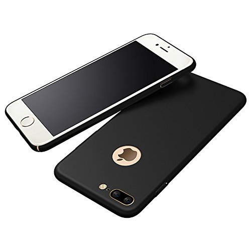 Negro Ultra-delgado Funda Case Cover y Protector de Pantalla Para Apple iPhone 7 Plus 5 5 pulgadas Vooway   MS70196