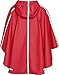Playshoes Poncho Especially for Satchel Baby Girl's's Rain Coat Red 7-8 Years