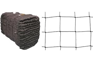 PIELOBA Teichnetz Teichschutznetz Vogelschutznetz Laubnetz schwarz Masche 10 cm Stärke: 1,2 mm Breite: 4,00 m Meterware