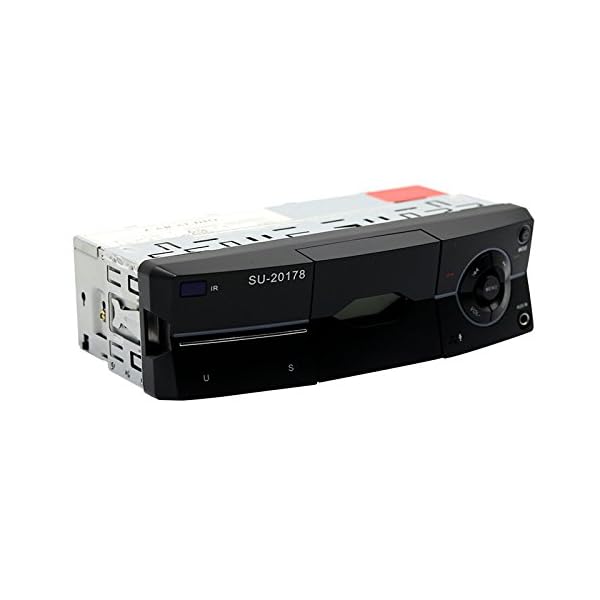 Bluetooth Autoradio mit Smartphone-Halter，Freisprecheinrichtung，eingebautes Mikrofon，USBAnschlussfürMP3，iPhone，Android，AUX Anschluss，SD＆MMC Kartenleser，UKW / FM Radio，Audio Receiver – Bild 3