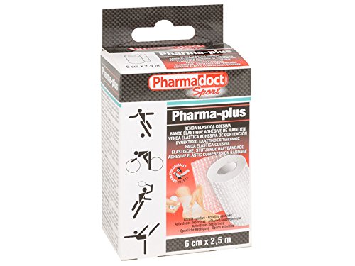 Eurosirel S.p.a. - Banda elástica cohesiva, calidad de farmacia, 2,5 m x 6 cm
