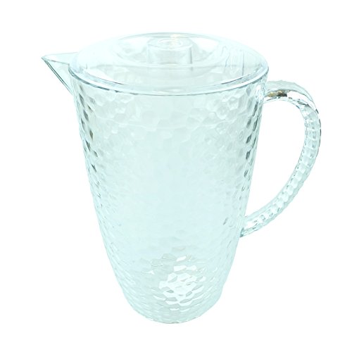 Bid Buy Direct® Premium Qualität Kunststoff Geschirr/serve-ware | nahezu unzerbrechlich | wiederverwendbar Qualität Reihe – Wein Kelche, Becher und Drink Krüge | Bruchsichere | transparent, elegant, sicher – BPA-frei. 2L Clear Jug