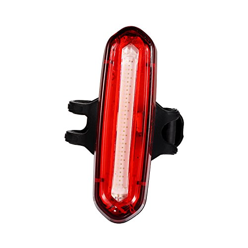 Keten Fahrradrückleuchte, wasserfeste LED-Leuchte, aufladbar per USB, COB, Fahrradrückleuchte mit 6 Lichtmodi für nächtliche Radtouren - 3