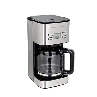 CONTINENTAL EDISON CECF12TIX Cafetiere filtre programmable - Inox