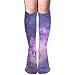 Produktbild Purple Blue Galaxy Space Kniestrümpfe für Erwachsene Gym Outdoor Socken 50cm 19.7inch