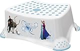 Kinderhocker mit rutschsicherer Oberfläche, Disney-Motiv aus dem Film „Die Eiskönigin - Völlig unverforen“ in englischer Sprache