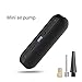 Produktbild 150PSI intelligente Luftpumpe Ausgestattet mit digitalen LCD-LED-Leuchten für alle Arten von Fahrrad Motorrad Auto wiederaufladbare Li-Ion 12V 50 mm × 50 mm × 180 mm,Black