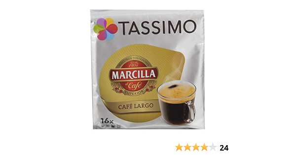 Tassimo Marcilla Café Largo, Kaffee, Kaffeekapsel, Gemahlener Röstkaffee,  80 T-Discs : Amazon.de: Lebensmittel \u0026 Getränke