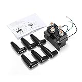 Maximaler Ampere: 500A RENCALO 5000lb 12000lb Schütz-Solenoid-Handkurbel-Relais für ATV UTV LKW 12V 500A