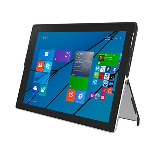 Incipio Feather [Advance] Extrem Dünne Folio Schutzhülle mit Kickstand Kompatibel mit Microsoft Surface 3 – Schwarz - 3