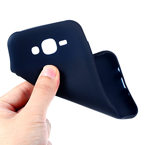 Lanveni Samsung Galaxy J5 2015 Hülle × 3, Handyhülle Samsung Galaxy J5 2015 TPU Schutzhülle TPU Bumper Weiche Silikon Case mit Einfarbig Design (Mintgrün + Rot + Dunkelblau) - 7