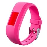 Vovotrade ❤❤Für Garmin VivoFit Jr Junior Kinder Fitness Ersatz Sport Silikon Uhr Armband Strap Band (Hot Pink)