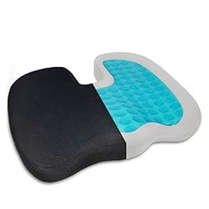 Ergonauts Gel-Sitzkissen - Orthopädisches Steißbeinkissen Für Büro & Auto