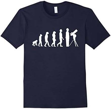 Astronomy Evolution TShirt Male Large Navy