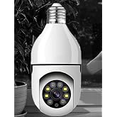 Fillikutum 1080P Kablosuz Wifi Ampul Kamera Bebek Kamera 2Mp Gece G&ouml;r&uuml;şl&uuml; Konuşma Hareket Algılama G&uuml;venlik
