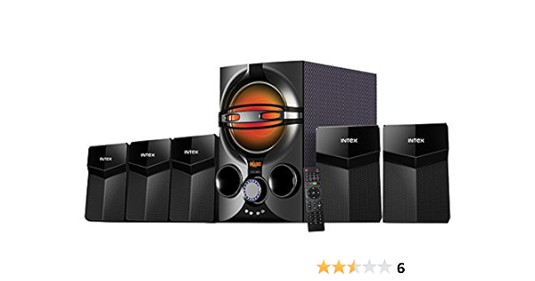 Amazon In Buy Intex It 5000 Suf 5 1 Channel Multimedia Speakers Online At Low Prices In India Intex Reviews Ratings