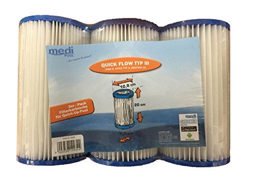 Medipool 19932 Filterkartusche PMS 8 Typ III, 3erPack
