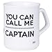 Produktbild Kaffeetasse für Kapitäne "YOU CAN CALL ME CAPTAIN" mit maritimen Anker Design für Segler und Boot Liebhaber - spülmaschinenfest aus Keramik - von tassenWERK.com