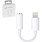 CEPSUAR iPhone ile Uyumlu Lightning to 3.5mm Kulaklık Jak D&ouml;n&uuml;şt&uuml;r&uuml;c&uuml;, Bluetooth, Beyaz