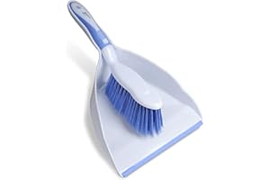 Spontex - Pelle balayette - Balayette grande capacité - Poils durables et rebord souple en caoutchouc - Compact - Design léger