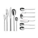 Das Besteckset wird in einer hochwertigen Besteckkassette geliefert. Die Abbildung auf dem Geschenkkarton ist bei allen WMF Bestecken einheitlich geführt (Modell Atria poliert)