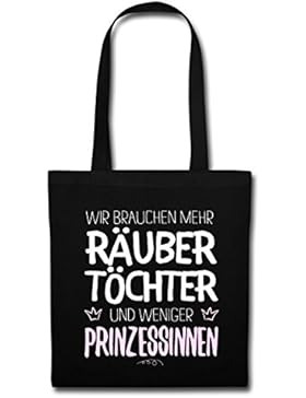 Mehr Räubertöchter Weniger Prinzessinnen Stoffbeutel von Spreadshirt®