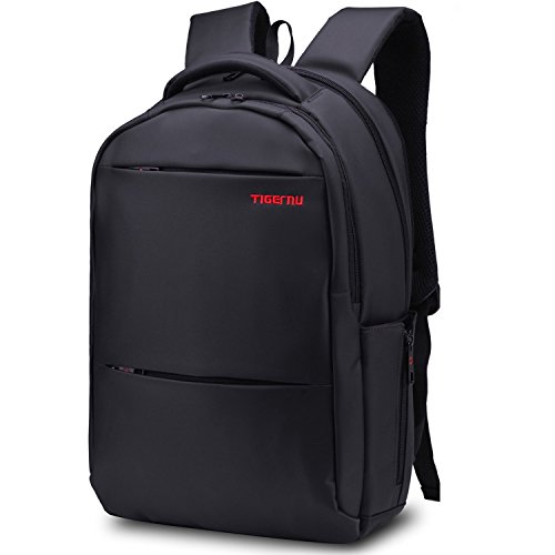 Norsens Notebook Laptop Rucksack Schwarz 15,6 Zoll Gepolstert Wasserdichter Business Rucksack Damen