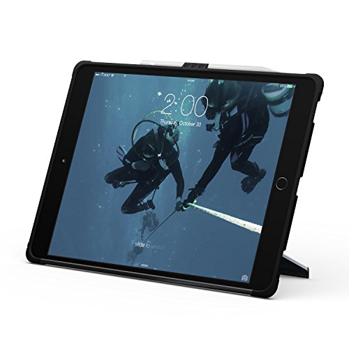 Urban Armor Gear Schutzhülle für Apple 12,9″ iPad Pro (Nicht für 2. Generation aus 2017) – schwarz [Stoßfest | Standfunktion Apple Pencil-Halterung] – UAG-IPDPRO-BLK-VP - 4