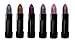 Saffron London Glitter Lipstick Set of 6 Sparkly Lipsticks (B)