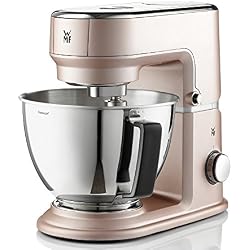 WMF gâteau Minis Robot de cuisine One For All, 3 l, planetarisches Agitateur 0,8 L Bol Verre, 430 W powder rose