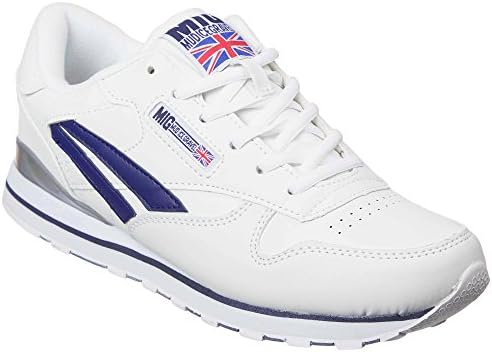 Mens White Classic Trainers Size 6 to 12 UK ATHLETIC SPORTS SHOES WORK RUNNING CASUAL LEISURE