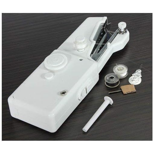 Sajani Sewing Machine Electric Handheld Sewing Machine Mini Handy Stitch Portable Needlework Cordless Handmade DIY Tool Clothes Portable - Image 9