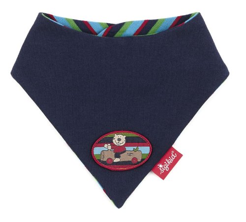 sigikid Baby Girls 0-24m Wendehalstuch Baby Neckerchief, Blue (Peacoat), One Size