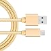 Produktbild iMusi Micro USB Kabel für Android Smartphone Aufladen und Daten Transportieren High Speed [Syncwire & Ladekabel] - für Samsung Galaxy, HTC, Huawei, Sony, Nexus, Nokia, Kindle und mehr Gold